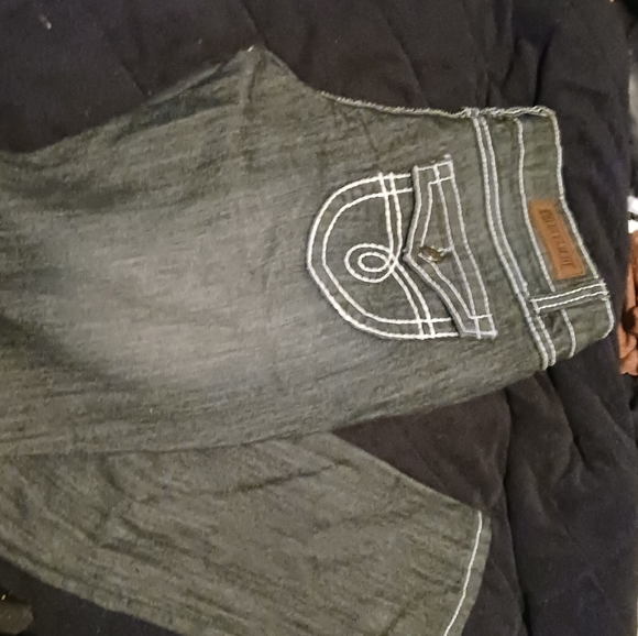 Black 'free culture's jeans, size 13 - Picture 2 of 5